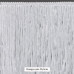 FRANJA VISCOSE TESSA 70,5cm BRANCO 10m