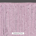 FRANJA VISCOSE TESSA 71cm ROSA 10m