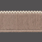 FRANJA ZIG ZAG CHEIA 10cm CAMURÇA CLARO/CHAMPAGNE 10m