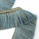 FRANJA ZIG ZAG MESCLADO ISLA 5,4cm AZUL CLARO/AZUL/KAKI