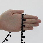 PASSAMANARIA CASEADO 1,3cm PRETO 50m