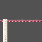 PASSAMANARIA EMÍLIA 1,3cm BRANCO/ROSA ENVELHECIDO 20m