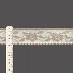 PASSAMANARIA FLORAL 4,9cm CHAMPAGNE/CAMURÇA CLARO 20m