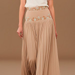 PASSAMANARIA FLORAL 4,9cm CHAMPAGNE/CAMURÇA CLARO 20m