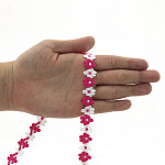 PASSAMANARIA LISBELA 1,2cm ROSA PINK/SEM BENEFICIAMENTO 50m