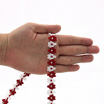 PASSAMANARIA LISBELA 1,2cm VERMELHO/SEM BENEFICIAMENTO 50m