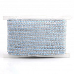 PASSAMANARIA MIÇANGA TRIPLA 1,4cm SEM BENEFICIAMENTO/PRATA/AZUL CELESTE 20m