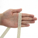 PASSAMANARIA MIÇANGA TRIPLA 1,4cm SEM BENEFICIAMENTO/PRATA/OURO/CHAMPAGNE 20m