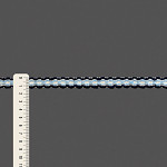 PASSAMANARIA ONDULADA ECO 1,4cm CRU/AZUL CLARO/MARINHO 20m