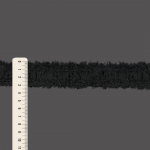 PASSAMANARIA PELUCIADA 3,4cm PRETO 20m