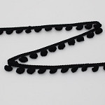 PASSAMANARIA POMPOM 1,2cm PRETO