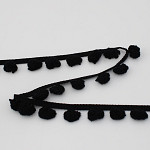 PASSAMANARIA POMPOM 1,9cm PRETO