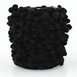 PASSAMANARIA POMPOM 2,5cm PRETO