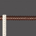 PASSAMANARIA PONTILHADA 2,6cm CHOCOLATE/AREIA ESCURO/CRU/MARROM 1m