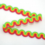 PASSAMANARIA SIANINHA 1,2cm VERDE FLUOR/AMARELO FLUOR/LARANJA FLUOR/PINK FLUOR 20m