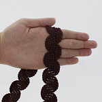 PASSAMANARIA SIANINHA CORDÃO 3cm MARROM 20m PASSAMANARIA SIANINHA CORDÃO 3cm MARROM 20m