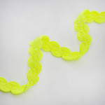 PASSAMANARIA SIANINHA ZIG ZAG 1,4cm AMARELO NEON