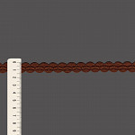 PASSAMANARIA SIANINHA ZIG ZAG 1,4cm MARROM 50m