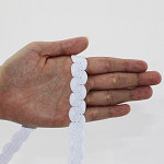 PASSAMANARIA SIANINHA ZIG ZAG 1,5cm BRANCO 50m