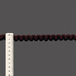 PASSAMANARIA SIANINHA ZIG ZAG 1,5cm PRETO/MARROM 20m