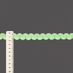 PASSAMANARIA SIANINHA ZIG ZAG 1,5cm VERDE PASTEL 50m