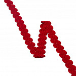 PASSAMANARIA SIANINHA ZIG ZAG 1,7cm VERMELHO