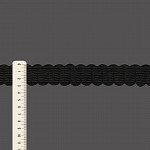 PASSAMANARIA SIANINHA ZIG ZAG 3cm PRETO 30m