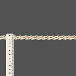 PASSAMANARIA TRANÇADA DUPLA FACE 1,1cm CRU/OURO 20m