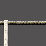 PASSAMANARIA TRANÇADA SAVANA 1,5cm CHAMPAGNE/OURO/PRATA/PRETO 20m