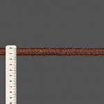 PASSAMANARIA TWEED 1,4cm MARROM/PRATA 50m