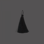 PINGENTE SOLTO 9,8cm PRETO 1un