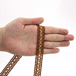 PONTO PALITO BOLINHA X 1,9cm MARROM MÉDIO/BEGE 50m