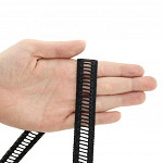 PONTO PALITO ELASTICO 2cm PRETO