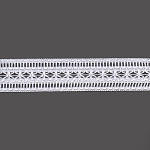 PONTO PALITO FLOR 4,3cm BRANCO 30m
