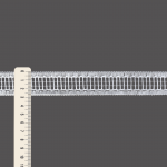 PONTO PALITO QUADRICULADO 2,8cm BRANCO 50m