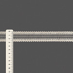 PONTO PALITO QUADRICULADO 2,8cm CRU 50m