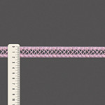 PONTO PALITO V MILANÊ 2cm ROSA CLARO/PRATA 30m