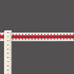 PONTO PALITO X 2,1cm SEM BENEFICIAMENTO/VERMELHO 50m
