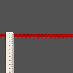 RENDA BICO 1,2cm VERMELHO MAÇÃ 30m