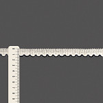 RENDA BICO ONDULADO 1,5cm CRU/MARINHO 30m