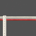 RENDA BICO ONDULADO 2,4cm CHAMPAGNE/ROSA/SALMÃO 30m