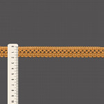 RENDA BICO ONDULADO 2cm CARAMELO 50m
