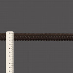 RENDA BICO ONDULADO 2cm MARROM/MARROM ESCURO 50m