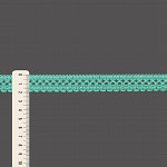 RENDA BICO ONDULADO 2cm VERDE 50m