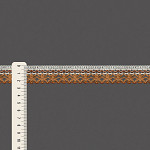 RENDA BICO ONDULADO FLOR 2,4cm CHAMPAGNE/BEGE/MARROM MÉDIO 30m