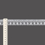 RENDA BICO ONDULADO FLOR 2,5cm BRANCO 30m	