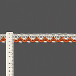 RENDA BICO ONDULADO HADASSA 2,3cm CHAMPAGNE/LARANJA 30m