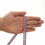 RENDA BICO POMPOM 1,2cm LILÁS 30m