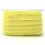 RENDA BICO POMPOM 1,3cm AMARELO BEBÊ