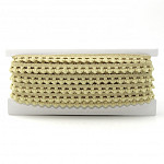 RENDA BICO POMPOM 1,3cm NATURAL 10m